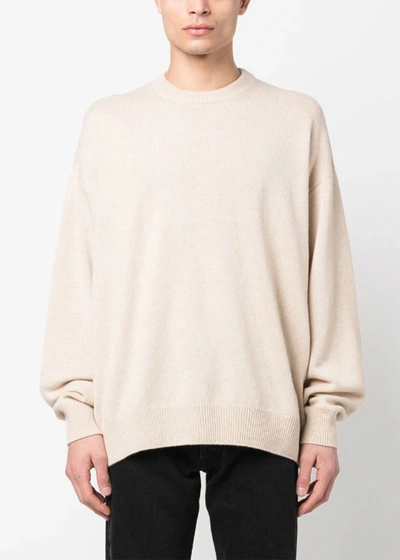 Shop Balenciaga Beige Cashmere Sweater