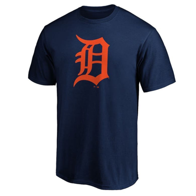 Shop Fanatics Branded Navy Detroit Tigers Official Logo T-shirt