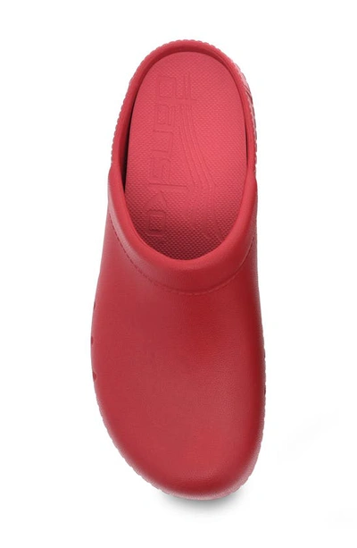 Shop Dansko Kane Clog In Red Molded