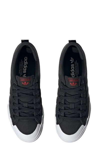 Shop Adidas Originals Nizza Platform Sneaker In Black/ Black/ Grey
