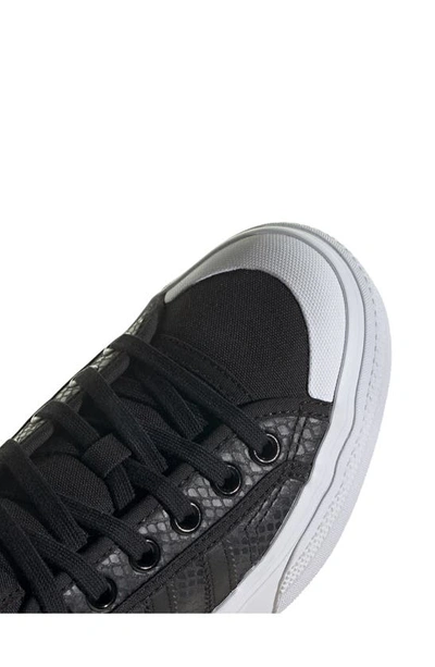 Shop Adidas Originals Nizza Platform Sneaker In Black/ Black/ Grey