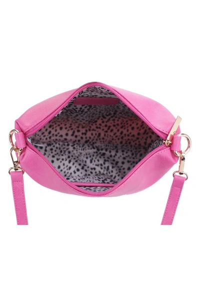 Shop Mali + Lili Ray Convertible Woven Vegan Leather Tote In Hot Pink