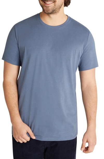 Shop Johnny Bigg Essential Scoop Neck T-shirt In Denim Blue