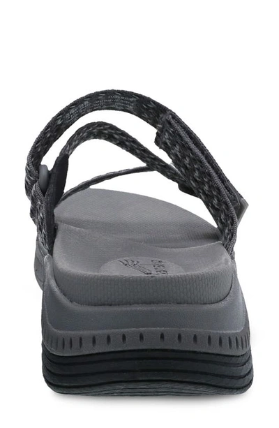 Shop Dansko Rosette Strappy Sport Sandal In Grey Multi Webbing