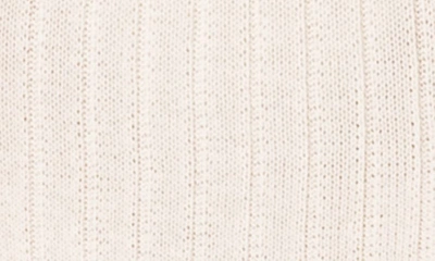 Shop Edikted Rosebud Back Slit Knit Maxi Skirt In White