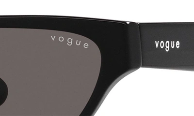 Shop Vogue 52mm Cat Eye Sunglasses In Black