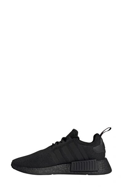 Shop Adidas Originals Nmd R1 Primeblue Sneaker In Core Black/ Black/ Pink