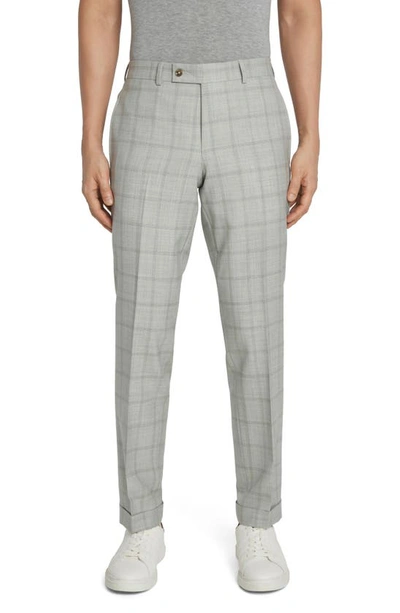 Shop Jack Victor Mcallen Unconstructed Plaid Wool Suit In Grey