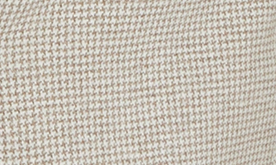Shop Jack Victor Hampton Mini Houndstooth Knit Linen & Cotton Sport Coat In Tan