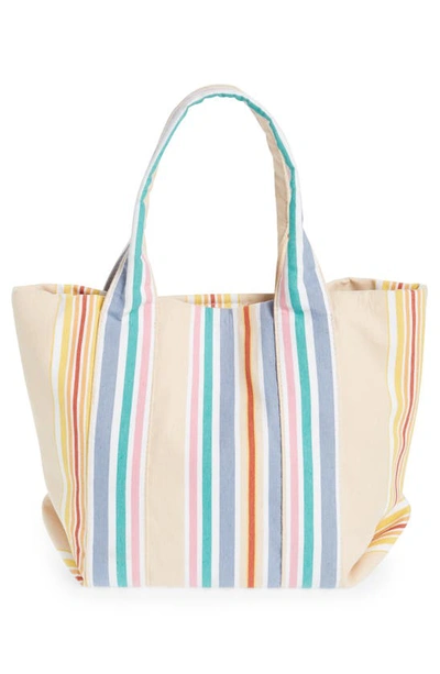 Shop See By Chloé Laetizia Stripe Tote Bag In Smooth Tan 276