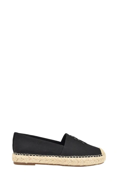 Shop Tommy Hilfiger Peanni Espadrille Flat In Black