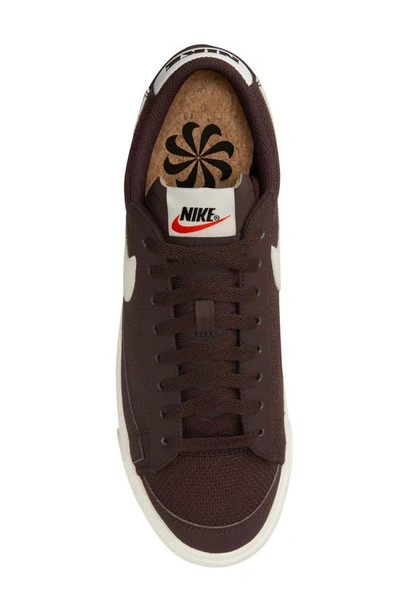 Shop Nike Blazer Low '77 Premium Sneaker In Earth/ Sail/ Earth/ Black