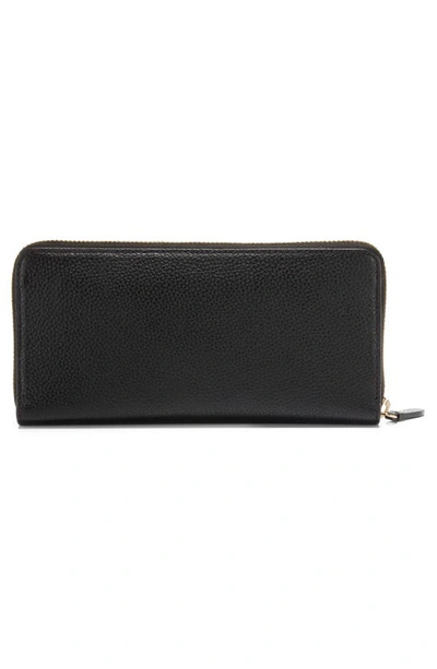 Shop Cole Haan Grand Ambition Town Leather Continental Wallet In Black