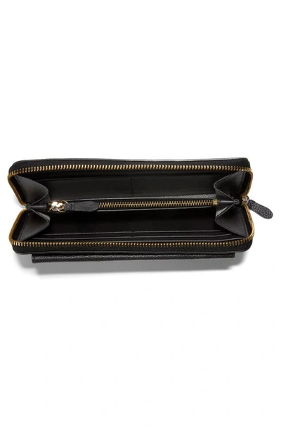 Shop Cole Haan Grand Ambition Town Leather Continental Wallet In Black