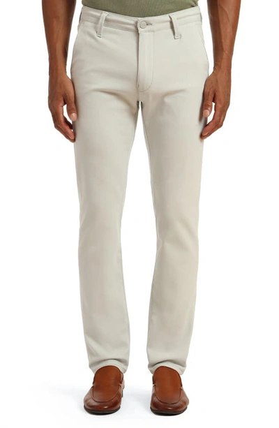 Shop 34 Heritage Verona High Flyer Stretch Cotton Blend Chinos In Stone High-flyer