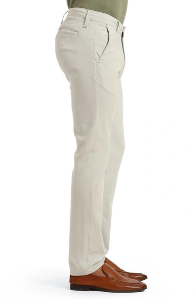 Shop 34 Heritage Verona High Flyer Stretch Cotton Blend Chinos In Stone High-flyer