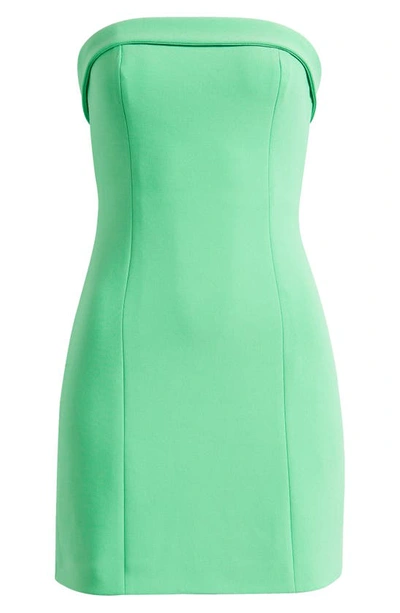 Shop Ever New Kendall Strapless Minidress In Chlorophyll