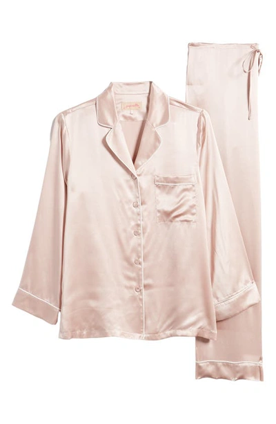 Papinelle Silk Pajamas In  Pink