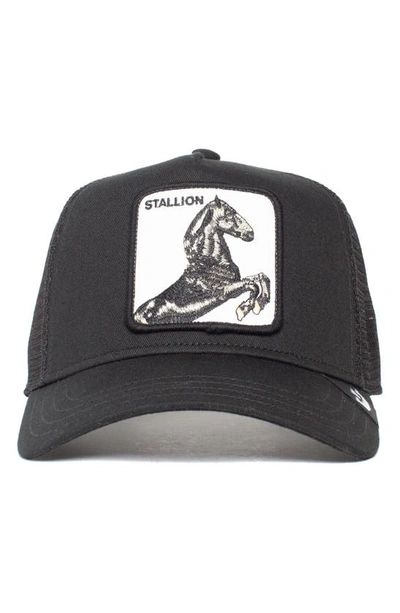 Shop Goorin Bros The Stallion Trucker Hat In Black