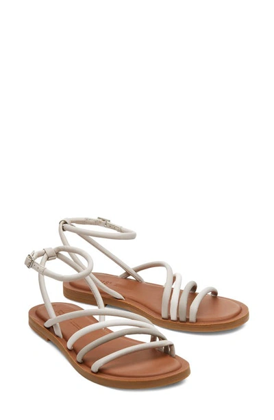 Shop Toms Sephin Ankle Strap Sandal In Natural White