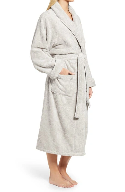 Shop Matouk Cairo Terry Robe In Pearl/pearl