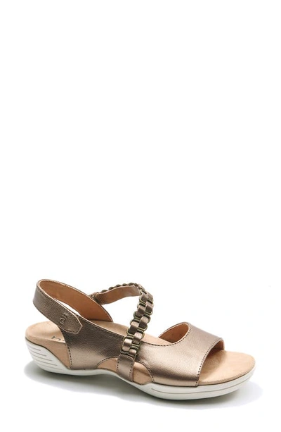 Shop Halsa Footwear Destiny Sandal In Bronze