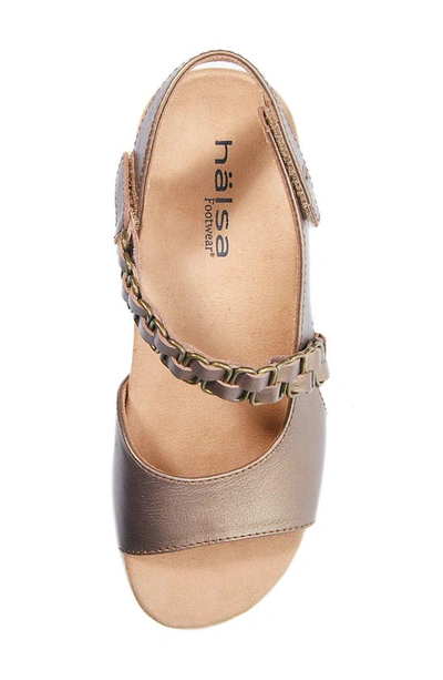 Shop Halsa Footwear Destiny Sandal In Bronze