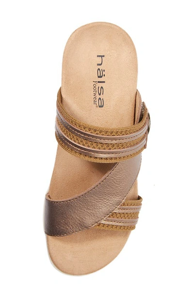 Shop Halsa Footwear Hälsa Footwear Desiree Sandal In Bronze