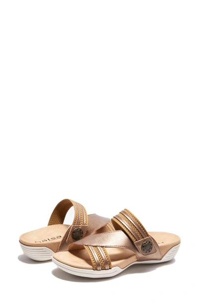 Shop Halsa Footwear Desiree Sandal In Bronze