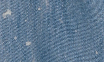 Shop John Varvatos Bleached Raw Hem Regular Fit Jeans In Dutch Blue