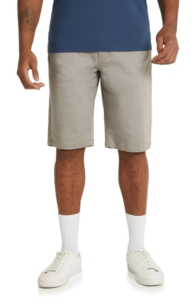Shop Johnny Bigg Ferris Stretch Cotton Blend Shorts In Grey