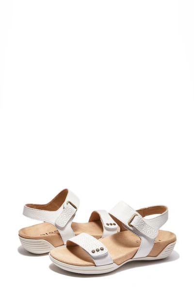 Shop Halsa Footwear Dominica Sandal In White