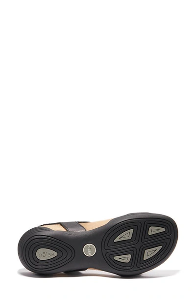 Shop Halsa Footwear Dominica Sandal In Black Embossed