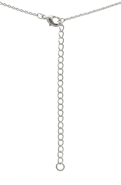 Shop Adornia Fine Sterling Silver Birthstone Halo Pendant Necklace In Silver - Garnet - January