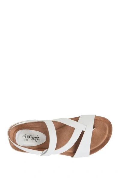 Eurosoft Gianetta Ankle Strap Sandal In White