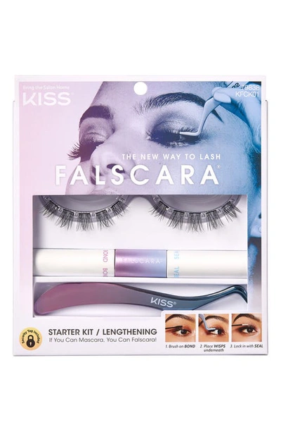 Shop Kiss Falscara False Eyelash Wisps Starter Kit In Black