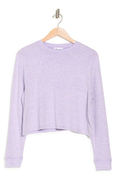 Shop Abound Easy Cozy Crew Pajama Sweatshirt In Purple Spray Marl