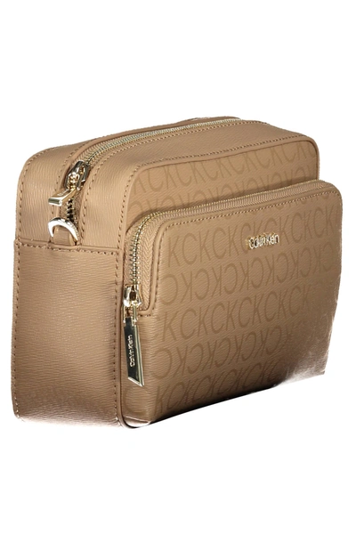 Calvin Klein - Authenticated Handbag - Polyester Beige for Women, Never Worn