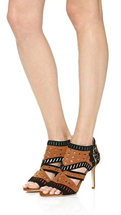 Shop Tamara Mellon Arizona Sandals In Tan