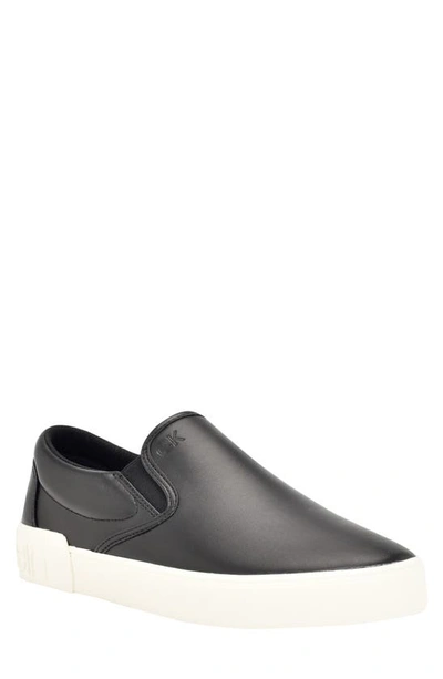 Shop Calvin Klein Ryor Slip-on Sneaker In Black 007