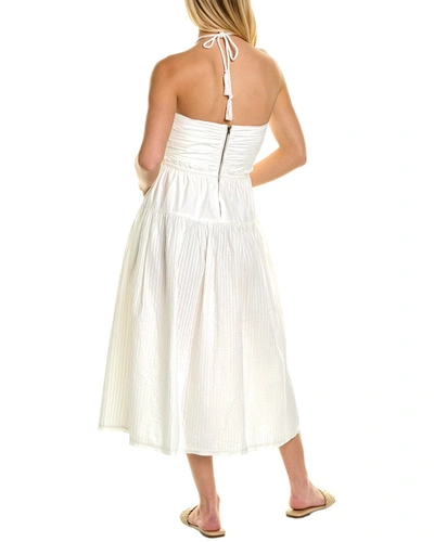 Shop Ulla Johnson Emmaline Midi Dress In White