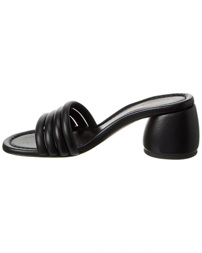 Shop Gianvito Rossi Malou 60 Leather Sandal In Black