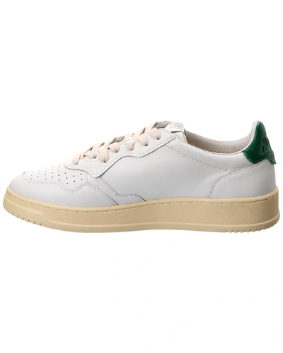 Shop Autry Leather Sneaker In White