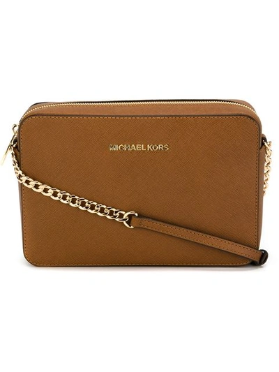 Shop Michael Michael Kors Large 'jet Set' Crossbody Bag