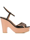 MALONE SOULIERS MALONE SOULIERS 'GLOMER' SANDALS - BLACK,GILDACLOG211411861