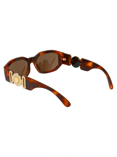 Shop Versace Sunglasses In 521773 Havana