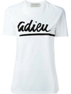 ETRE CECILE adieu print T-shirt,MACHINEWASH