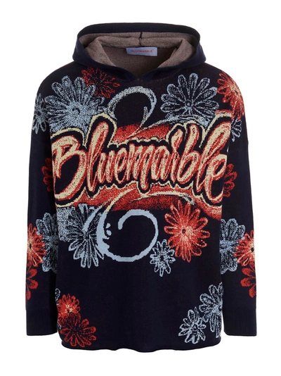 Shop Bluemarble 'knitted Jacquard' Hoodie
