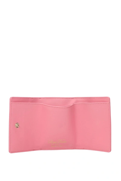 Shop Roger Vivier Wallets Leather Pink