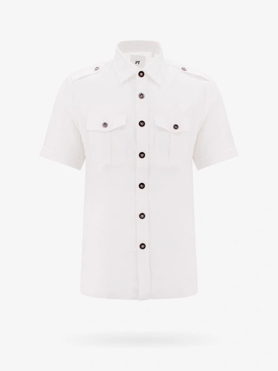 Shop Pt Torino Shirt In White